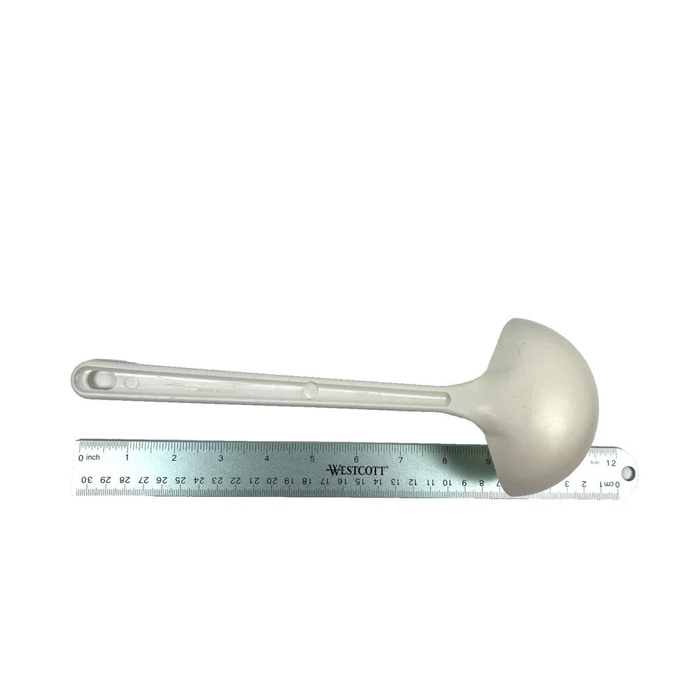 Vintage Pyrex Accessories Ladle 2109-1 White Plastic Soup Spoon 11